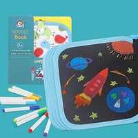 DELENA Libro de dibujo borrable para niños pequeños juguetes para viajes por carretera actividades de dibujo Pad para juego de pintura Set (Bird) - Arteztik