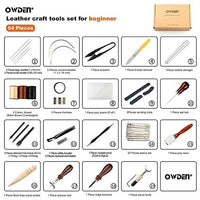OWDEN - Juego de herramientas para manualidades (piel, 22 unidades) - Arteztik
