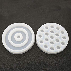 SUPVOX - Molde de resina para fundición de moldes de silicona epoxi, molde de fundición para manualidades, accesorios para joyería, pintalabios de resina epoxi, estilo 1, Silicona, estilo 2, m - Arteztik