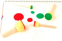 Juego de 48 esponjas redondas de espuma para pintura, para niños, manualidades, plantillas - Arteztik
