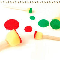 Juego de 48 esponjas redondas de espuma para pintura, para niños, manualidades, plantillas - Arteztik