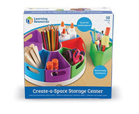 Centro de almacenamiento "creador de espacio" Learning Resources, colores brillantes - Arteztik
