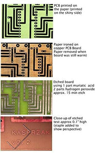 Papel de transferencia térmica para circuito de circuito, 100 unidades, tamaño A4, papel de transferencia - Arteztik
