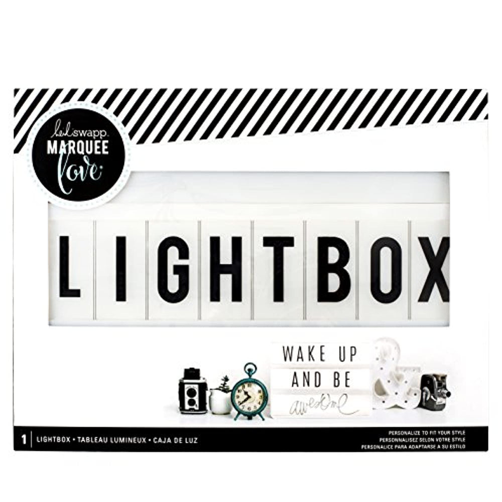 American Crafts Heidi Swapp caja de luz blanca de 13 pulgadas x 10 pulgadas - Arteztik