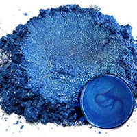 Pigmento en polvo de mica "Angel Blue" (1.76 oz o 50 gr) multiusos para manualidades y manualidades, aditivo | carpintería, epoxi, resina, bombas de baño naturales, pintura, jabón, esmalte de uñas, bálsamo de labios - Arteztik