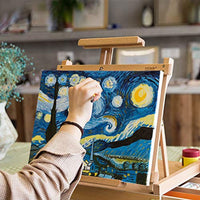 Tableros de lienzo para pintura, 3 unidades, sin ácidos, lienzo estirado en blanco de algodón 7 x 9,4, 3.7 x 4.6 in, 11,8 x 15,7 para pintores aficionados, estudiantes principiantes - Arteztik