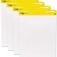 Post-it Self-Stick unruled Easel Pad Valor añadido, 25 x 30 in, color blanco, Pad de 30 hojas, pack de 4 - Arteztik