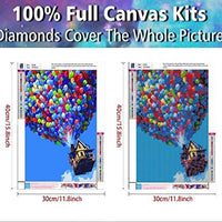 Diamond Painting Kits for Kids, 5D Full Drill Round Crystal Rhinestone Diamond Cross Stitch Art hot air Balloon Diamond Painting Perfect for Home Wall Deco (Diamond Dotz 12x16inch) - Arteztik