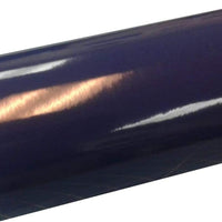 Rollo de 12” x 10' de vinilo autoadhesivo brillante Oracal 651 en color azul oscuro (azul marino) para recortar o perforar para hacer calcomanías - Arteztik