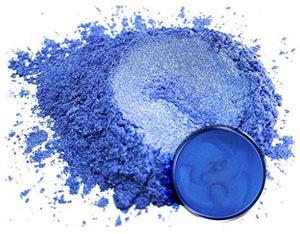 Pigmento en polvo de mica "Angel Blue" (1.76 oz o 50 gr) multiusos para manualidades y manualidades, aditivo | carpintería, epoxi, resina, bombas de baño naturales, pintura, jabón, esmalte de uñas, bálsamo de labios - Arteztik
