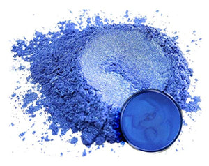 Pigmento en polvo de mica "Angel Blue" (1.76 oz o 50 gr) multiusos para manualidades y manualidades, aditivo | carpintería, epoxi, resina, bombas de baño naturales, pintura, jabón, esmalte de uñas, bálsamo de labios - Arteztik