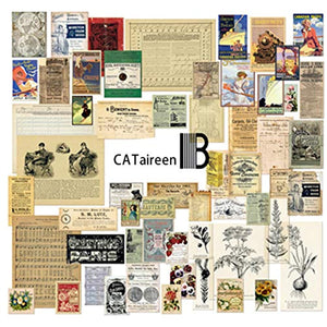 CATaireen Junk Journal - Tarjetas adhesivas - Arteztik