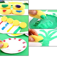 Esponjas sintéticas Abuff, esponja redonda para acuarelas para pintura artística, pintura, manualidades, alfarería, arcilla, cerámica, pared - Arteztik