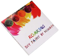 Komking DIY pintura al óleo por Numbers Kit para adultos principiantes, colorida pintura de animales en lienzo 16 x 20 pulgadas - Arteztik
