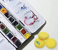 Esponjas redondas de espuma Penta Angel de 3.0 in, color amarillo, para pintura al óleo, acrílico, acuarela, arte y manualidades, color amarillo - Arteztik
