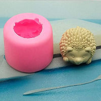Molde de silicona para jabón, diseño de erizo, hecho a mano - Arteztik
