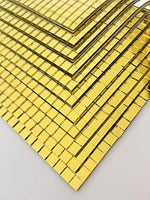 AIVS - Pegatinas de cristal para manualidades (0.394 x 0.394 in, 1500 unidades), diseño de mosaico - Arteztik
