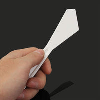 Luckycivia - Juego de 6 paletas de cuchillos de plástico, espátula con seis estilos diferentes, herramientas de arte finas y flexibles para pintar (36 piezas) - Arteztik