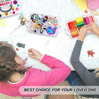 Contenedor de almacenamiento apilable de 7 capas, 70 compartimentos ajustables (blanco), contenedor de almacenamiento apilable, perfecto para juguetes de niños, manualidades de arte, joyas, suministros, minicaja y pegatina de carta incluida - Arteztik
