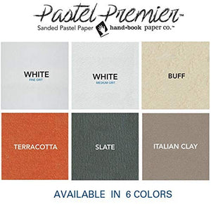 Pastel Premier Paper Terracotta 9X12 - Papel para manualidades (8 hojas) - Arteztik