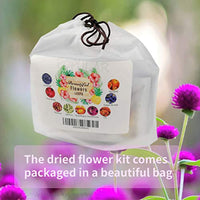 LVOPO – Juego de flores secas naturales para baño, fabricación de jabón, fabricación de velas, 9 bolsas incluyen lavanda seca, pétalos de rosa, flor de jazmín y más - Arteztik