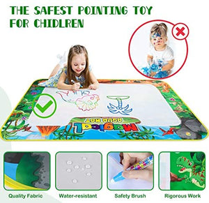 Obuby Aqua Magic Mat, alfombra extra grande para niños, para dibujar y colorear. Juguetes educativos para niños y niñas a partir de 3 año - Arteztik