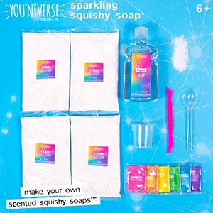 Youniverse Mix & Create Your Own Rainbow Jabones por Horizon Group USA.Girl STEM Kit de manualidades para hacer jabón de bricolaje, kit de ciencia para hacer jabones, multicolor - Arteztik