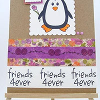Los sellos de la vida morepenguins2love sellos transparentes para tarjetas y álbumes de recortes (4 x 6 inch hoja) por Stephanie Barnard – lindo pingüinos y sentimientos - Arteztik