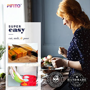 Pifito Melt and Pour Soap Base Sampler (7 lbs) │ Surtido de 7 bases (1lb ea) │ Aceite de semilla de cáñamo, transparente, aloe vera, leche de cabras, manteca de cacao, manteca de karité, castilla │ Suministros de fabricación de jabón de glicerina - Arteztik