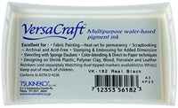 VersaCraft Tinta de pigmento multiusos a base de agua (VK-182 Real Negro) - Arteztik
