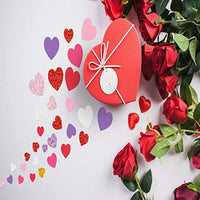 Aweyka 1470 piezas 4 tamaños 9 colores pegatinas adhesivas de espuma de corazón mini formas de corazón con purpurina EVA pegatinas para San Valentín, manualidades, álbumes de recortes, tarjetas de felicitación, decoración del hogar - Arteztik