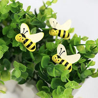 SUPVOX - Abeja de madera autoadhesivo para manualidades, álbumes de recortes, decoración de fiestas, 50 unidades - Arteztik
