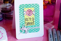 Los sellos de la vida candy2share sellos transparentes para tarjetas y álbumes de recortes (4 x 6 inch hoja) por Stephanie Barnard – Candy y refranes a juego - Arteztik
