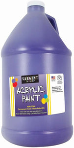 Sargent Art, Violeta, pintura acrílica, botella de 64 oz