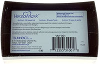 Tsukineko VM000001 almohadilla de tinta de tamaño completo VersaMark de Pigmento de 3 pulgadas x 2 Pulgadas, transparente - Arteztik
