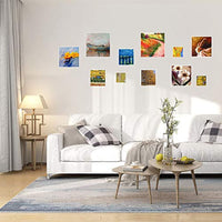 Pralb - Juego de 16 paneles de lienzo de 4 tamaños para pintura de arte (3 pulgadas/4 pulgadas/5 pulgadas/6 pulgadas/4 de cada uno) - Arteztik
