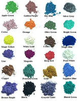 Mica Pigmento Polvo para Jabón Cosméticos Resina Colorante Colorante Nail Art - 24 colors0.18 oz - Arteztik
