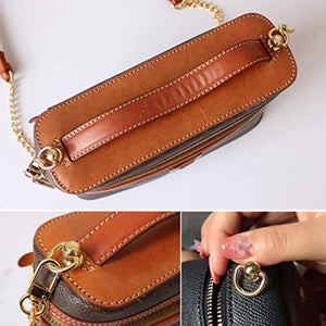 Pendientes de bola de latón Remaches D Anillo para cuero Crossbody monedero artesanía,4 juegos - Arteztik