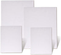 Juego de 6 lienzos en blanco con doble imprimación preestirados para pintura acrílica al óleo - Arteztik
