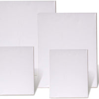 Juego de 6 lienzos en blanco con doble imprimación preestirados para pintura acrílica al óleo - Arteztik