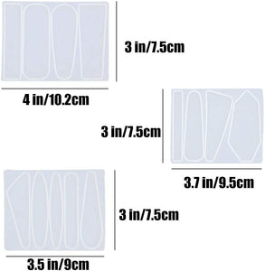 Molde de resina inversa, molde de silicona para horquilla, tocado para manualidades de resina epoxi, clips de resina, manualidades, bricolaje - Arteztik