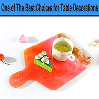 Moldes de bandeja para resina epoxi, moldes flexibles cuadrados resina epoxi, moldes de bandeja de resina para hacer tabla de servir, posavaso, placa de fruta (blanco) - Arteztik
