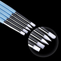 Caydo 9 piezas de herramientas de lápiz táctil, 5 piezas 2 vías total 10 diferentes DIY silicona y cerámica arcilla herramienta de sangría y 4 piezas de doble extremo metal bola herramientas - Arteztik