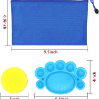 Juego de 35 herramientas de punteado de mandala con una bolsa de almacenamiento con cremallera para pintar rocas, arte de dibujo y suministros de arte de mandala. - Arteztik