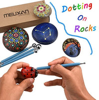 Meuxan - Juego de 10 herramientas para pintar con punta de bola, arcilla y cerámica - Arteztik
