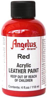 Angelus Pintura acrílica 4 oz. (Rojo) - 5 Pack - Arteztik
