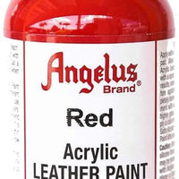 Angelus Pintura acrílica 4 oz. (Rojo) - 5 Pack - Arteztik