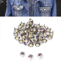 HEEPDD 50 piezas 0.276 in blanco/rosa cristal garra perlas clavo cabeza DIY moda Rhinestone clavos clavos clavos punk clavos remaches decorativos para bricolaje cuero artesanía - Arteztik
