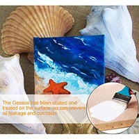 Starvasst - Paneles de lona (4.0 x 4.0 in, 36 unidades, algodón, preestirados, pequeños lienzos en blanco, para pinturas, manualidades, pequeños acrílicos, proyectos de arte al óleo - Arteztik
