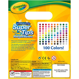 Crayola Super Tips Bulk Marker Set 120 Count, Kids Algeria